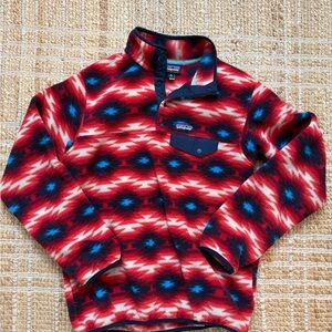 Vintage Patagonia unisex western print fleece pullover